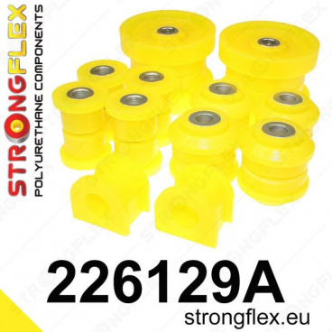 VW Bora Strongflex Šport zostava silentblokov len pre zadnú nápravu 8 ks