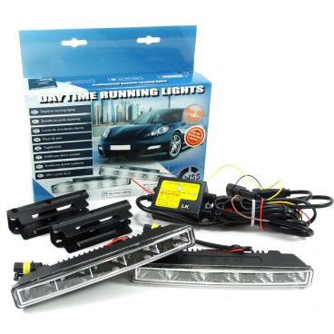 Svetlá pre denné svietenie DRL 501HP 2X5 SMD 187 x 23,5 x 46 mm