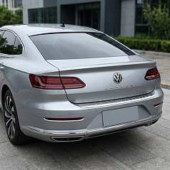 Nerez leštený kryt hrany zadného nárazníka Omtec VW Passat 2010+ sedan, VW Arteon 2018+