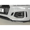 Predný podnárazník Audi RS5 B9, F5 Kupé, 03/17-02/20 Rieger čierny lesklý
