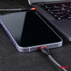 Kábel UC-19 USB-C + Lightning iPhone 200 cm FullLINK