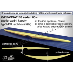 Škoda Superb I -08 spoiler zadnej kapoty