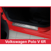Nerez kryt zostava ochrana prahu zadného nárazníka + ochranné lišty prahu dverí VW Polo V 6R 2009-14