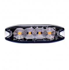 Stroboskopické svetlo oranžové 4xLED R65 R10