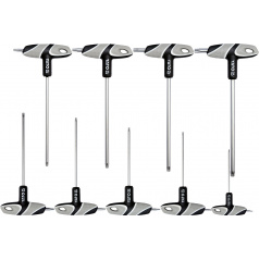 Sada šroubováky T TORX s otvorem 9 ks T10 - T50