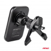 Držiak na telefón do auta na mriežku a na kokpit s rýchlou bezdrôtovou nabíjačkou Qi2 15W AMIO-04180