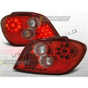 PEUGEOT 307 2001-05 ZADNÍ LED LAMPY RED WHITE (LDPE02)