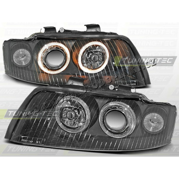 AUDI A4 (B6) 2000-04 Predné číre svetlá ANGEL EYES BLACK (LPAU20) AUDI A4 (B6) 2000-04 Predné číre svetlá ANGEL EYES BLACK (LPAU20)