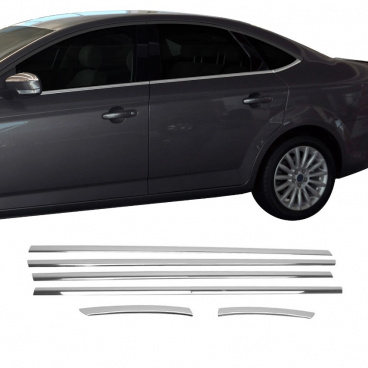 Nerez chróm spodnej lišty okien OMTEC Ford Mondeo MK4 2007-15