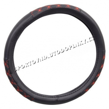 Poťah volantu BLIND červený, modrý, sivý Poťah volantu BLIND červený, modrý, sivý