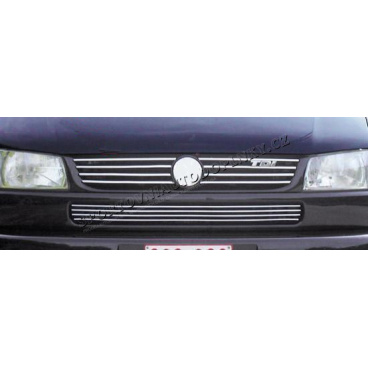 VW Transporter, Caravelle T4 97-03 - nerez chróm spodné lišty nárazníka - Omsa Line VW Transporter, Caravelle T4 97-03 - nerez chróm spodné lišty nárazníka - Omsa Line