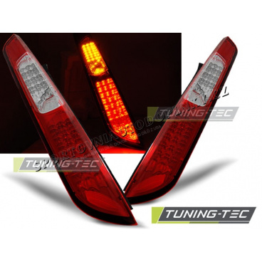 Ford Focus MK2 2008-10 HTB zadné LED lampy red white (LDFO32) Ford Focus MK2 2008-10 HTB zadné LED lampy red white (LDFO32)