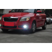 Škoda Roomster 2007-09 - mega power LED hmlovky s denným svietením