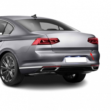 Nerez leštená hrana zadného kufra Omtec VW Passat 2015-21 sedan Nerez leštená hrana zadného kufra Omtec VW Passat 2015-21 sedan