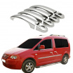 Nerez kryty kľučiek Omtec VW Transporter T5, T6, Caddy, Touran 8 ks (zatváranie všetkých dverí)