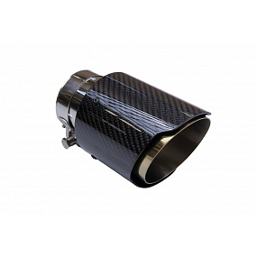 Koncovka tlmiča 114mm vstup 70mm Carbon Gloss