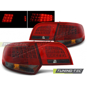 AUDI A3 8P 2004-08 Sportback zadné lampy red smoke LED (LDAU91)