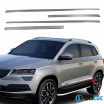 Nerez chróm ochrannej bočnej lišty Škoda Karoq 2017+