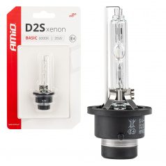 Xenónová žiarovka výbojka xenon D2S 6000K BASIC blister AMIO-03861