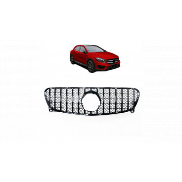 Gril Mercedes-Benz GLA X156 GT Lesklá Čierna