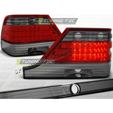 MERCEDES W 140 S-KLASA 1995-98 ZADNÍ LED LAMPY RED SMOKE MERCEDES W 140 S-KLASA 1995-98 ZADNÍ LED LAMPY RED SMOKE