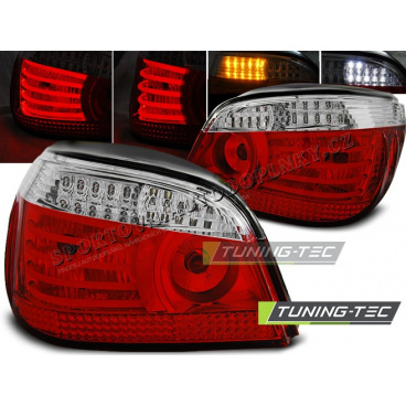 BMW E60 07.2003-07 zadné lampy red white LED (LDBM94) BMW E60 07.2003-07 zadné lampy red white LED (LDBM94)