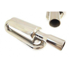 Športový výfuk TurboWorks Bionix, koncovka 76 mm, vstup 63,5 mm