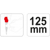 Jamkovník nastaviteľný 125 mm automatický