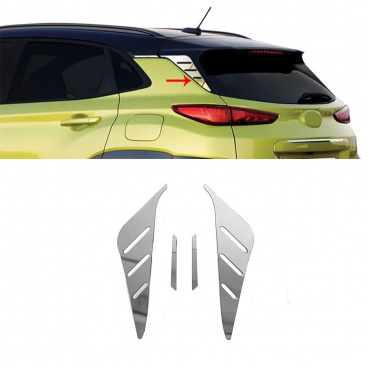 Nerez lišty zadného krídla Hyundai Kona 4 ks Nerez lišty zadného krídla Hyundai Kona 4 ks