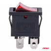 Kolískový spínač s červeným podsvietením 20A 12V 24V AMIO-04440