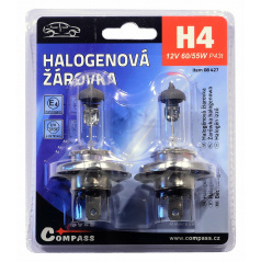 Žiarovka 12V H4 60 / 55W P43t halogénová blister 2ks