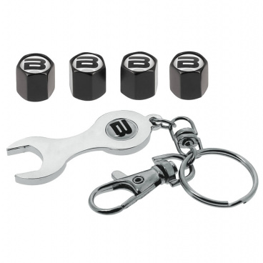 Luxusná sada black ventilov a kľúčenky Butzi Luxusná sada black ventilov a kľúčenky Butzi