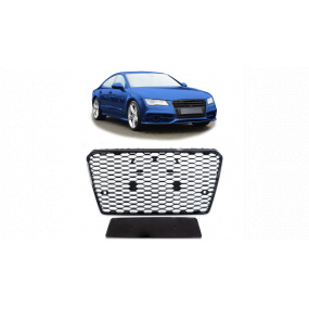 Gril Audi A7 C7 Lesklá Čierna