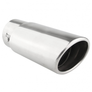 Športová nerezová koncovka výfuku ovál 86x65 mm Športová nerezová koncovka výfuku ovál 86x65 mm