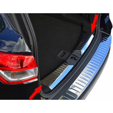 Nerez kryt nákladovej hrany kufra Ford Kuga I 2008-13+