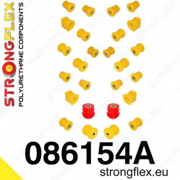 Honda S2000 2005-09 Strongflex Šport kompletná zostava silentblokov 26 ks Honda S2000 2005-09 Strongflex Šport kompletná zostava silentblokov 26 ks