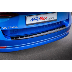 Práh zadných dverí s výstupmi čierny lesklý Škoda Octavia IV Combi Facelift / Combi RS Facelift 2024+