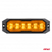 Obrysová výstražná lampa oranžová s funkciou červených obrysových svetiel LED R65 R148 12V 24V 24W