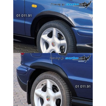 Škoda Felicia Facelift od r.v. 98 nástavky lemy blatníkov normal - čierný dezén Škoda Felicia Facelift od r.v. 98 nástavky lemy blatníkov normal - čierný dezén