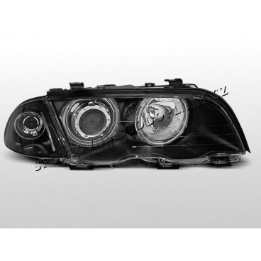BMW E46 98-01 Angel Eyes black (LPBM66) - sedan, touring BMW E46 98-01 Angel Eyes black (LPBM66) - sedan, touring