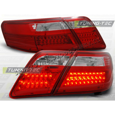 TOYOTA CAMRY 6 XV40 2006-09 ZADNÍ LED LAMPY RED WHITE TOYOTA CAMRY 6 XV40 2006-09 ZADNÍ LED LAMPY RED WHITE