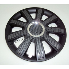 Kryty kolies FLASH CARBON 14-16 (sada 4 ks)