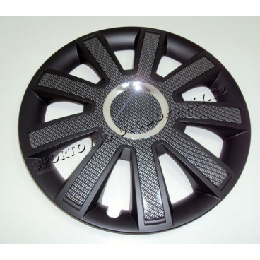 Kryty kolies FLASH CARBON 14-16 (sada 4 ks)