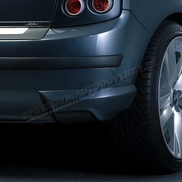 Body-Kit zadné rozšírenie nárazníka ABS-čierny Škoda Fabia Limousine Facelift Body-Kit zadné rozšírenie nárazníka ABS-čierny Škoda Fabia Limousine Facelift