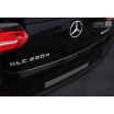 Nerez kryt-čierna ochrana prahu zadného nárazníka Mercedes GLC Coupe 2016-17