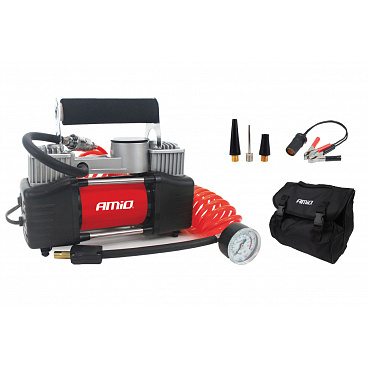 Automobilový kompresor AComp-4 kovový 2 - piestový 12 V HQ