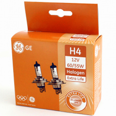 Halogénová žiarovka GE Extra Life 2 ks (extrémne dlhá životnosť)