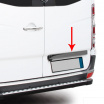 Nerez čierna lišta na zadnej ŠPZ Mercedes Sprinter W906 2006-18, VW Crafter LT3 2006-17