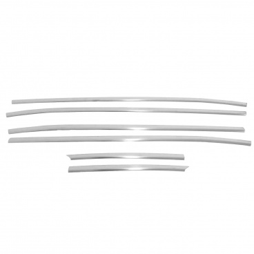 Nerez obloženie okien Fiat Punto Evo 2009-12 Nerez obloženie okien Fiat Punto Evo 2009-12