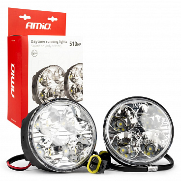 Svetlá denného svietenia DRL 510HP 70 mm 2x4 SMD LED Svetlá denného svietenia DRL 510HP 70 mm 2x4 SMD LED